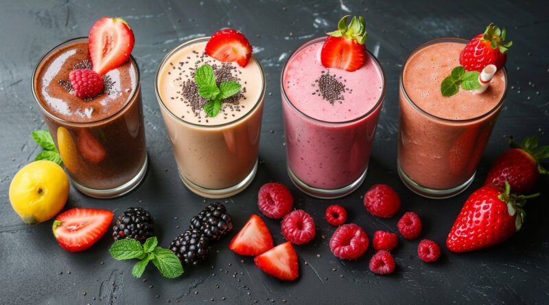 Opções De Smoothies Proteicos: Receitas Para Recuperar E Nutrir