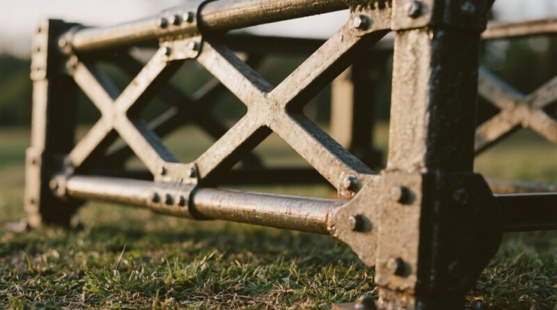 Apoio estruturado e obra estável com escoras metálicas para construção