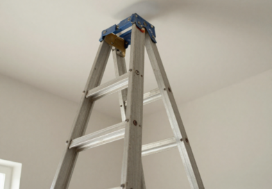 Chegue a locais altos com segurança usando escadas adequadas para reforma