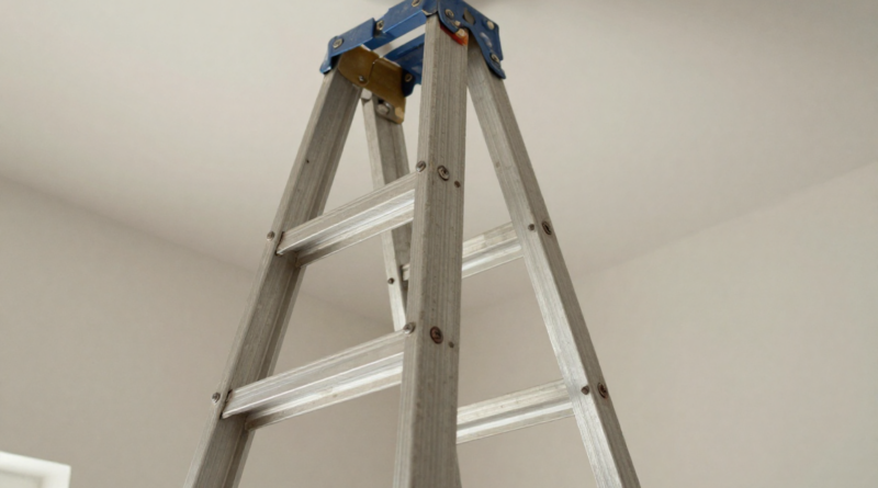 Chegue a locais altos com segurança usando escadas adequadas para reforma